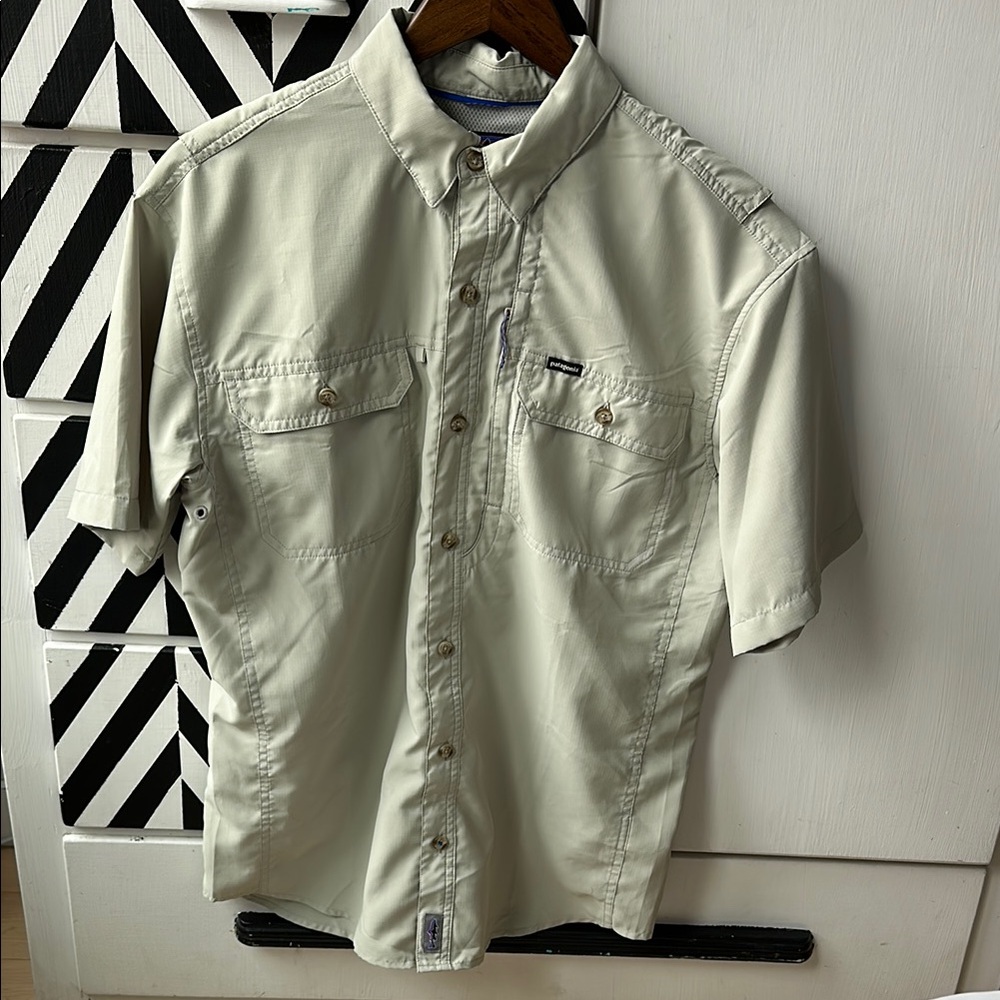 Patagonia Sol Patrol II Short-Sleeve Shirt - Men, S, Desert Sage